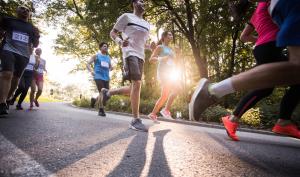 Des coureurs