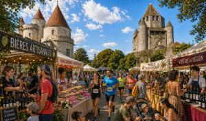 Marché des producteurs au Marathon Médiéval