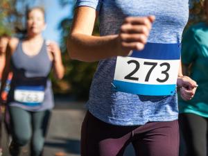 Dossard d'une course