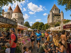 Marché des producteurs au Marathon Médiéval