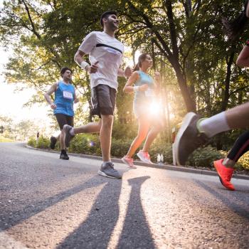 Des coureurs