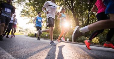 Des coureurs