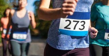 Dossard d'une course
