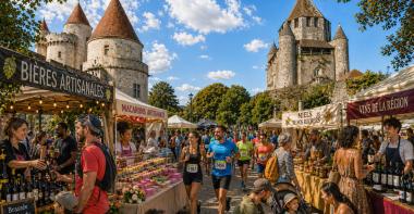 Marché des producteurs au Marathon Médiéval