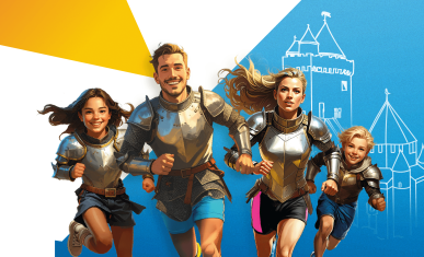 Visuel du marathon médiéval Blandy-Provins 2026