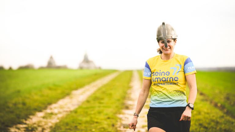 Céline, agent du Département et marathonienne