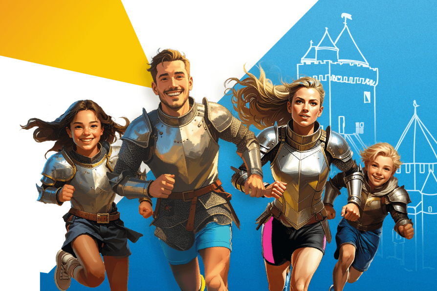 Visuel du marathon médiéval Blandy-Provins 2026